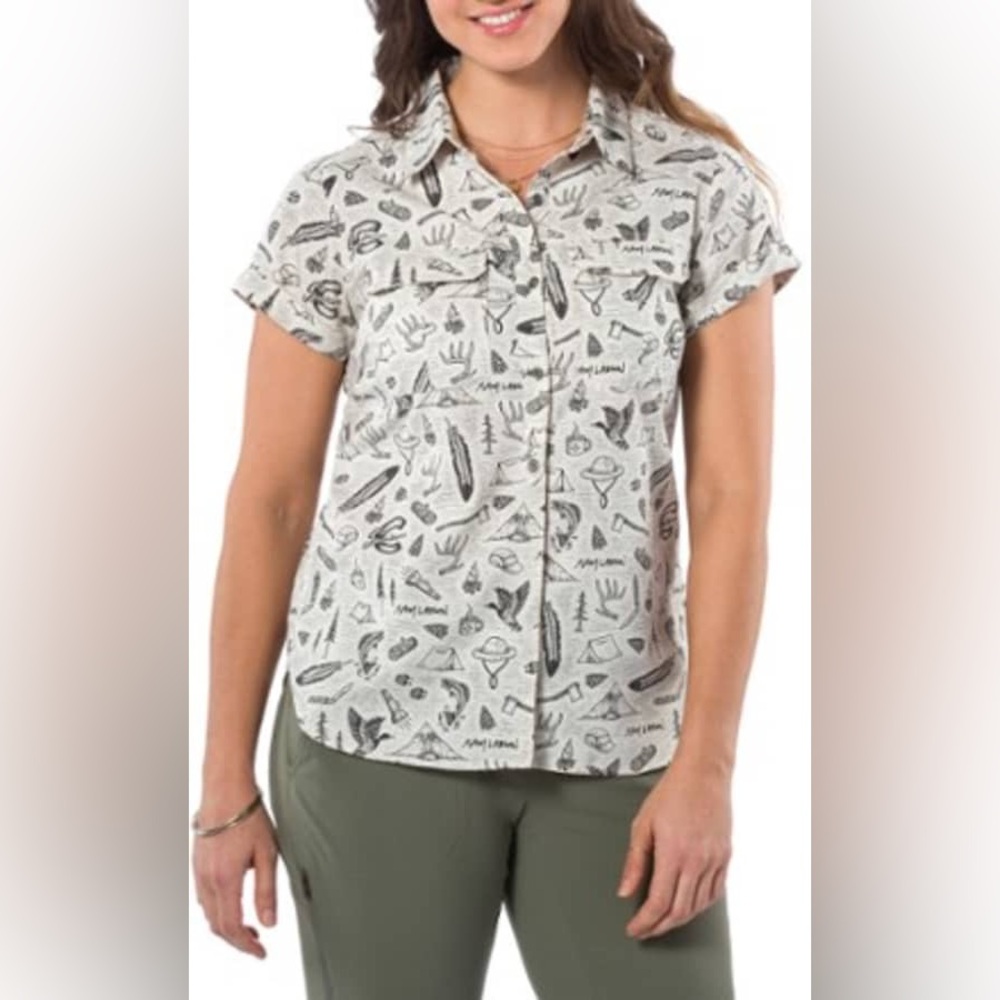 Columbia Gray Button Down Shirt